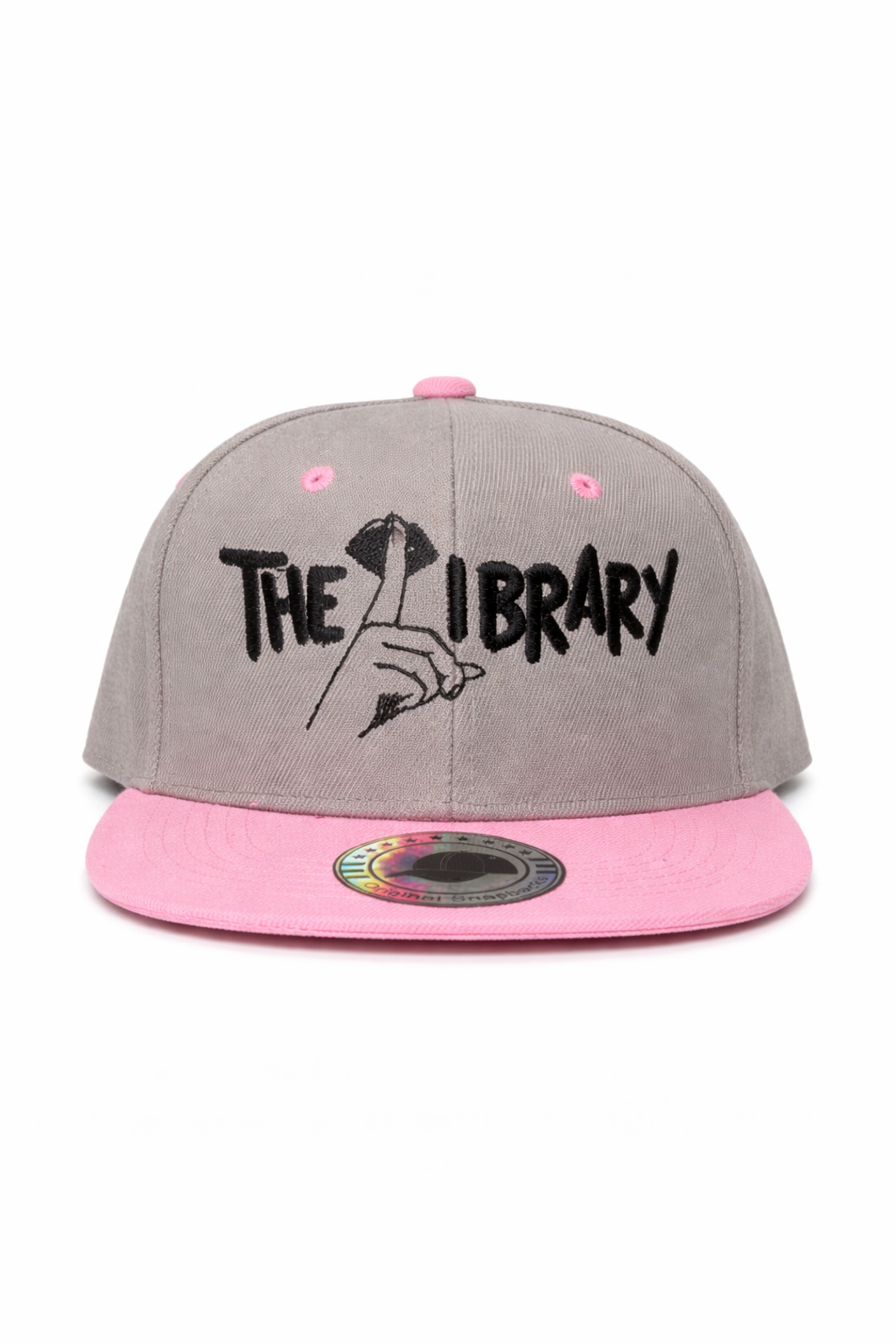 The Library embroidered snapback